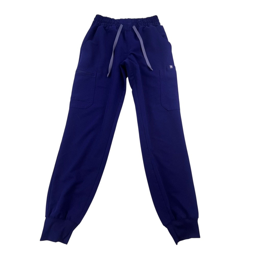 FIGS Zamora Jogger Scrub Pants Navy Blue Small Technical Collection 1001101